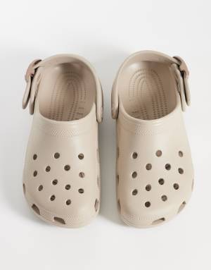 Crocs Classic Buckle Clog in brown