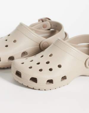 Crocs Classic Buckle Clog in brown