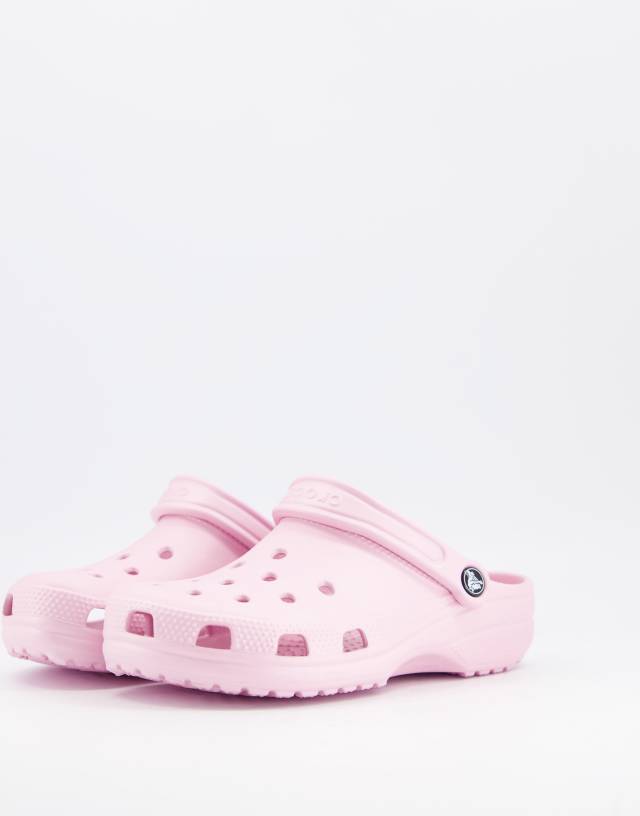 Crocs classic clogs in ballerina pink