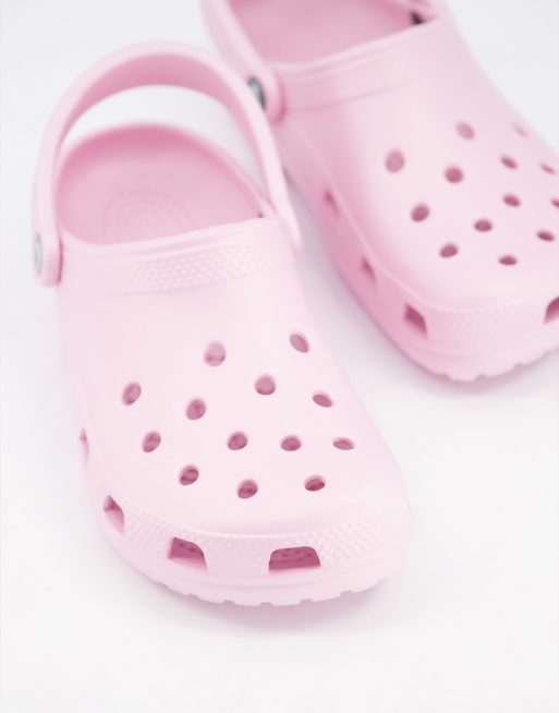 Pink crocs shop size 7