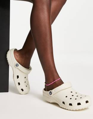 Crocs classic clogs in beige | ASOS