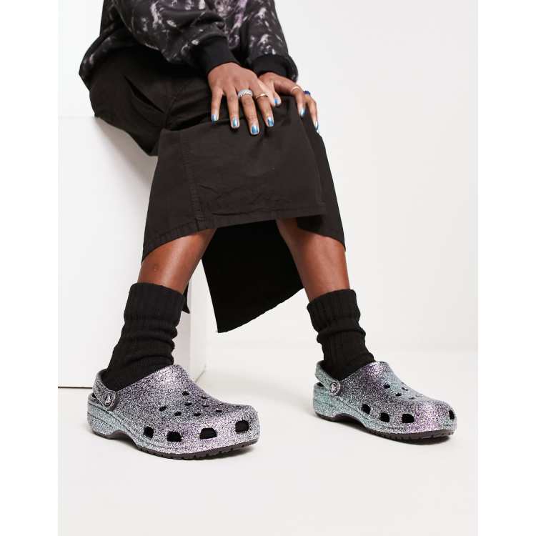 Crocs on sale glitter clogs