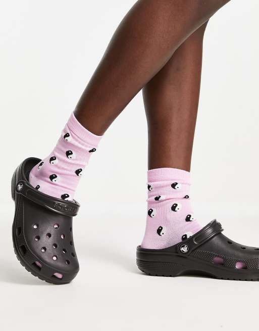 Black crocs on feet new arrivals