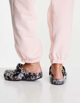 classic bleach dye crocs