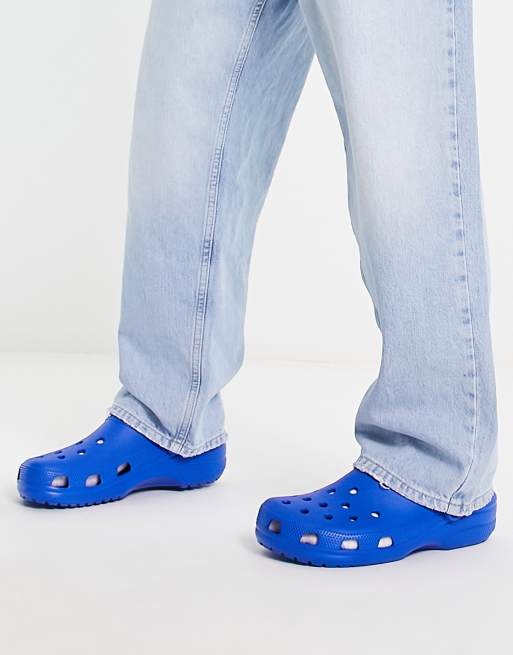 Denim Crocs