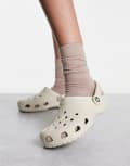 [Crocs] Crocs classic clogs in bone-Neutral 4 Neutral