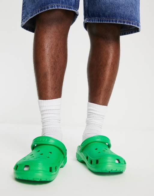 Crocs green hot sale clogs