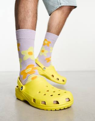 Crocs classic clogs in lemon