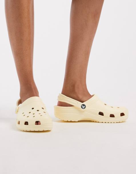 Crocs Classic clogs in light yellow - view 1