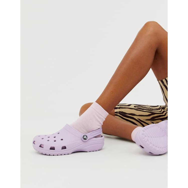 Crocs classic clogs in lilac