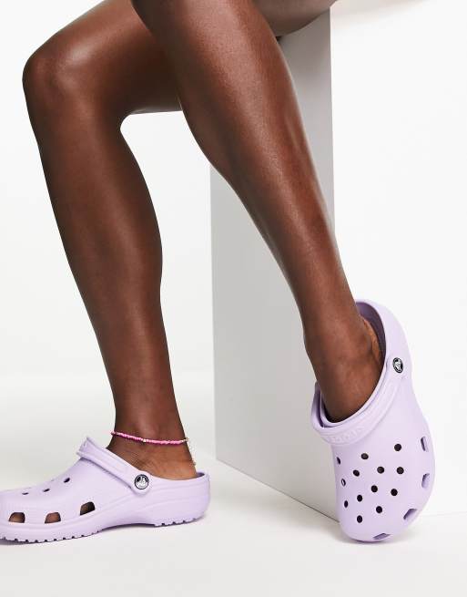 Crocs classic clogs in lilac | ASOS