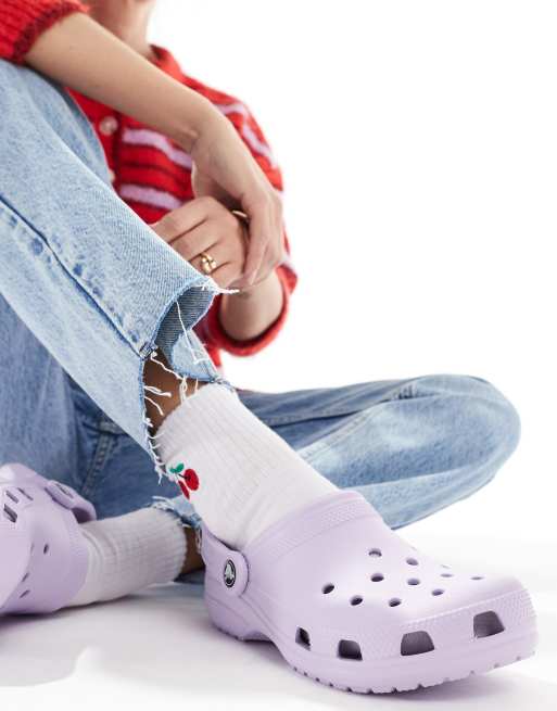 Lilac purple clearance crocs