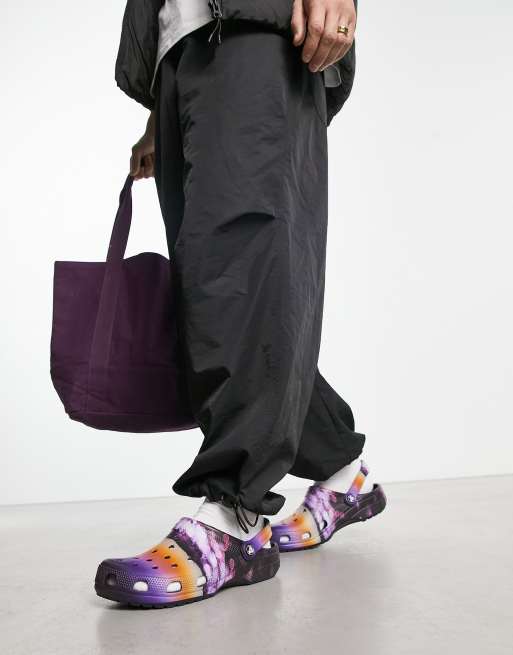 Crocs classic clogs in meta scape print | ASOS