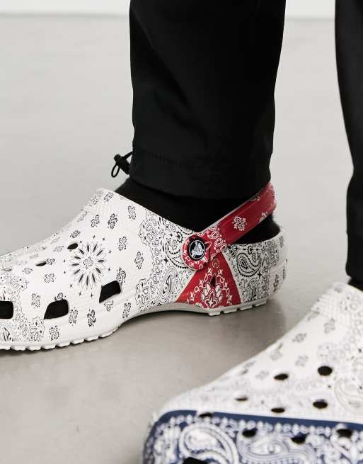 Crocs bandana print new arrivals