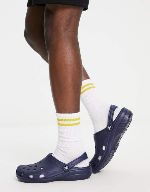 Crocs classic clogs in navy | ASOS