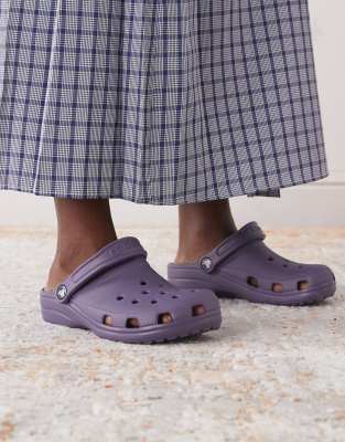 Crocs Classic Clogs In Purple