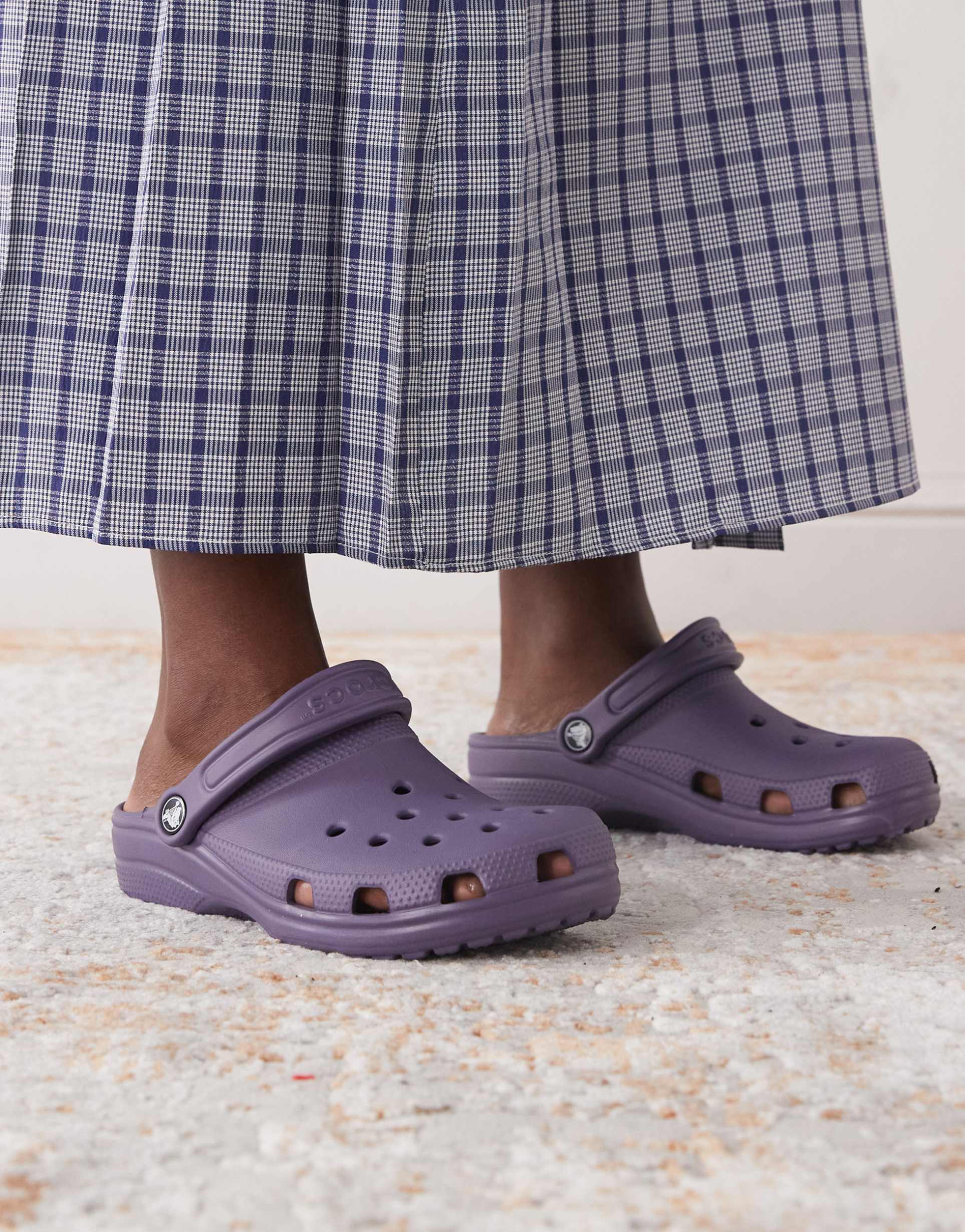 crocs classic clogs in nightshade