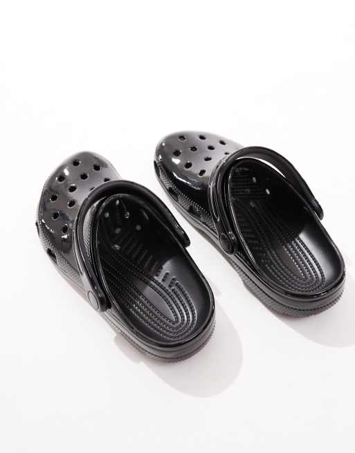 Patent leather crocs on sale