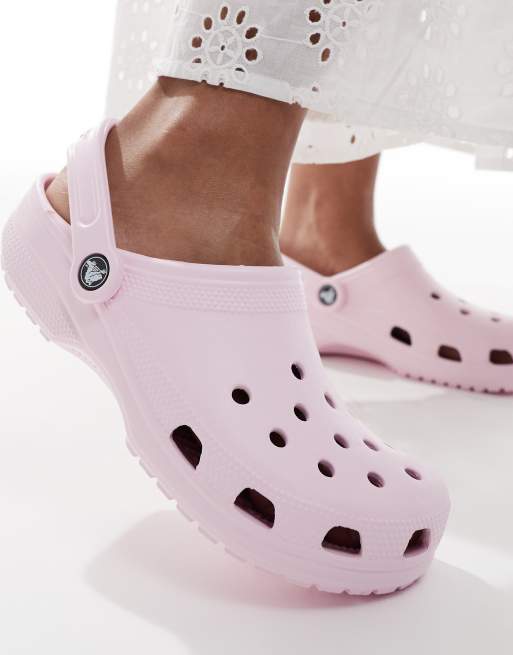 Crocs Classic clogs in pink milk ASOS