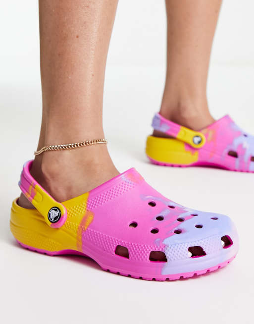 Crocs on sale pink clogs