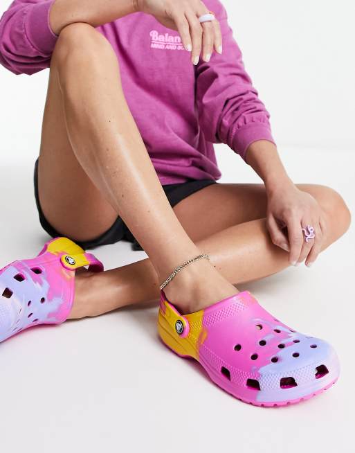 Pink ombre crocs new arrivals