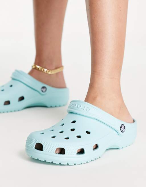 Crocs classic clogs in pure water | ASOS