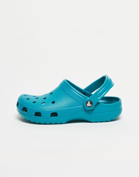 Crocs Classic clogs in teal green - view 1