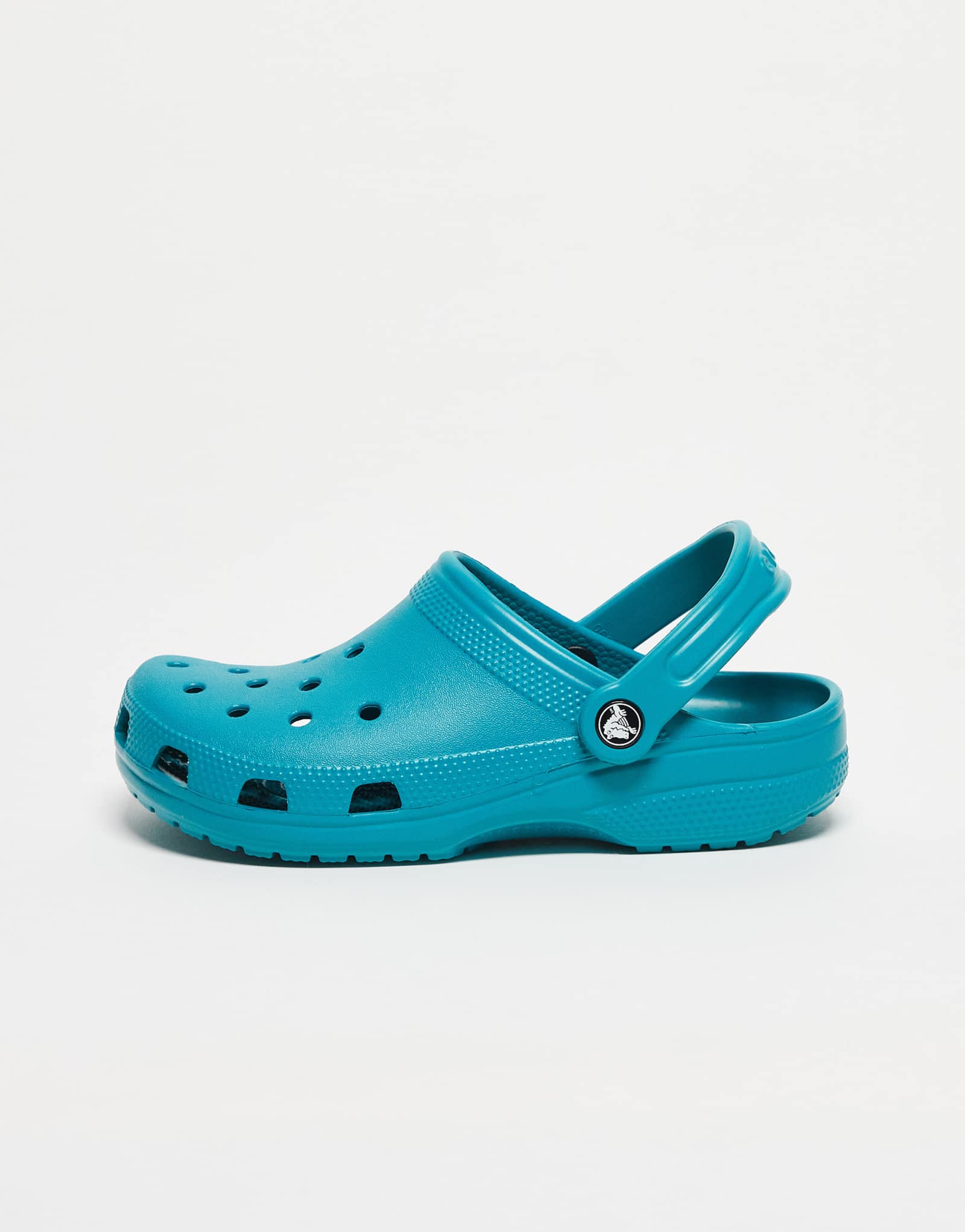 Классические сабо Crocs бирюзового цвета