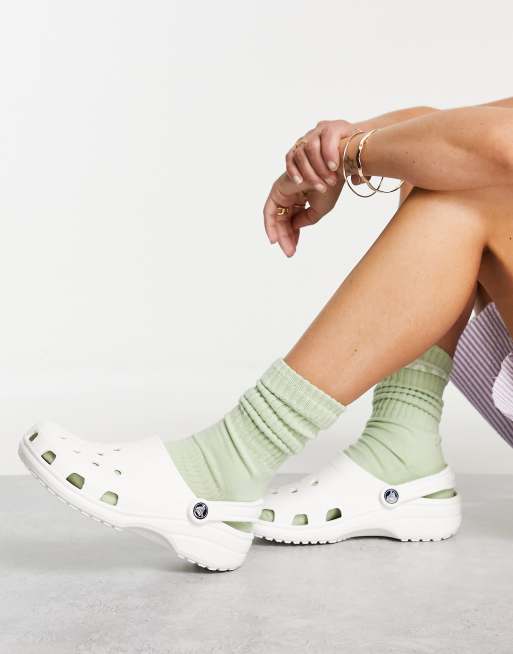 Crocs classic clogs in white | ASOS