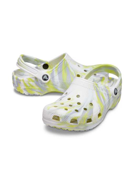 White and yellow crocs new arrivals