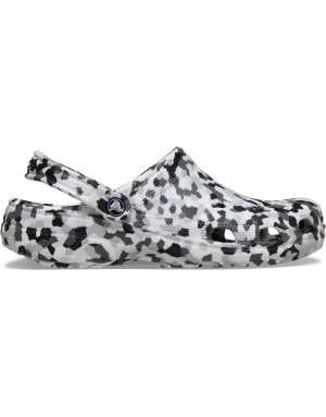 Crocs Classic confetti clog in black
