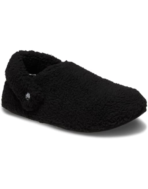 Crocs Classic cozzzy slipper in black, 4 of 4