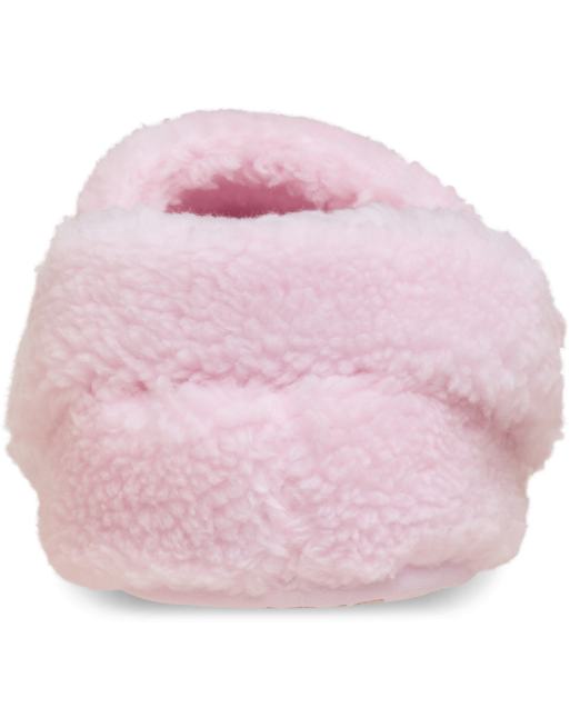 Crocs Classic cozzzy slipper in pink, 2 of 4