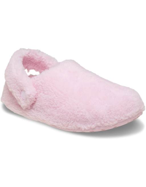 Crocs Classic cozzzy slipper in pink, 4 of 4