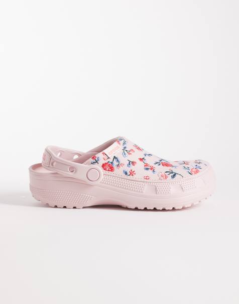 Crocs Classic Crafted Floral Clog in pink - view 1