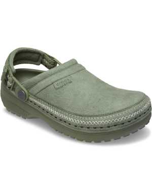 Crocs Classic crafted stitch clog in green