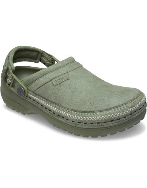 Crocs Classic crafted stitch clog in green, 4 of 4