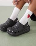 [Crocs] Crocs classic crush clogs in black 7 BLACK