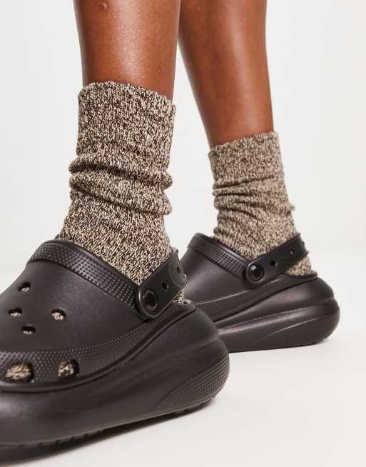 Crocs – Classic Crush – Clogs in Schwarz, 3 von 4
