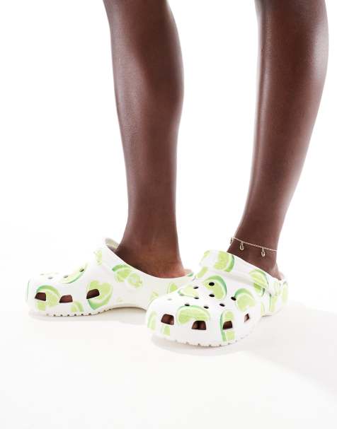 Crocs Classic Fresh Fruits lime print clogs - view 1
