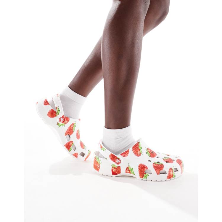 Crocs Classic fresh fruits strawberry print clog ASOS