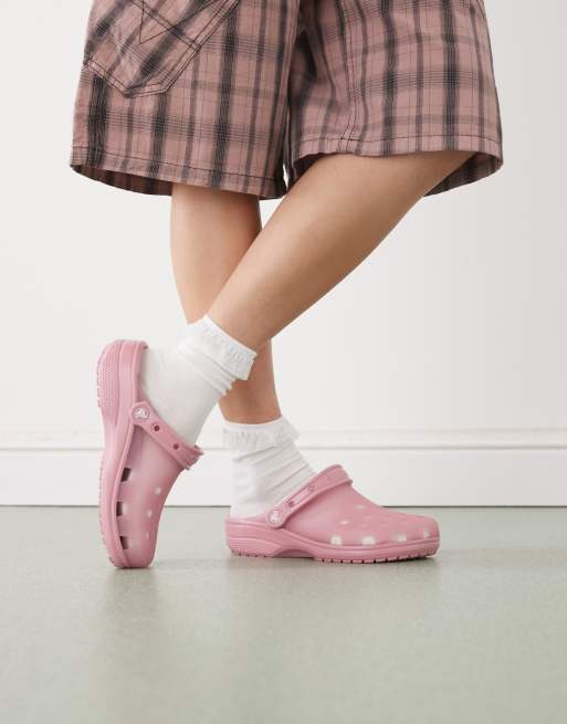 Crocs Classic frosted clog in rose
