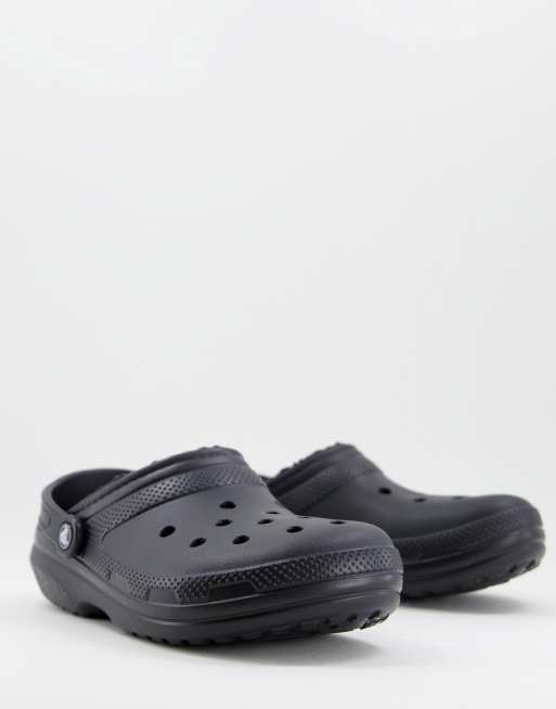 Crocs fuzz lined clearance clogs