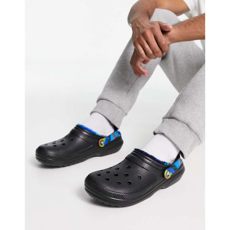 Crocs classic hot sale fur lined