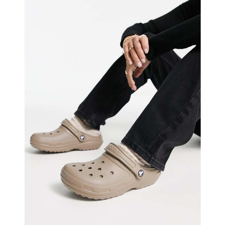 Crocs met best sale bont heren