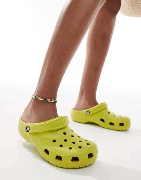Crocs – Classic – Gröna tofflor - view 1