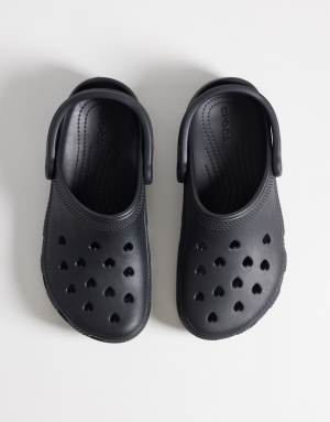 Crocs Classic Hearts Cut Out clogs in black