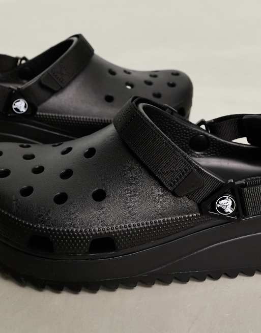 Black crocs hotsell near me