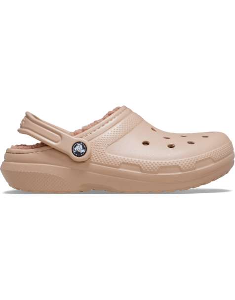 Crocs Classic lined clog in pink - view 1