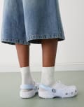 [Crocs] Crocs classic marble clog in blue 39-40 BLUE